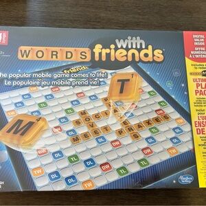 Hasbro Words with Friends Game with Colorful Tiles - Brand new in sealed box